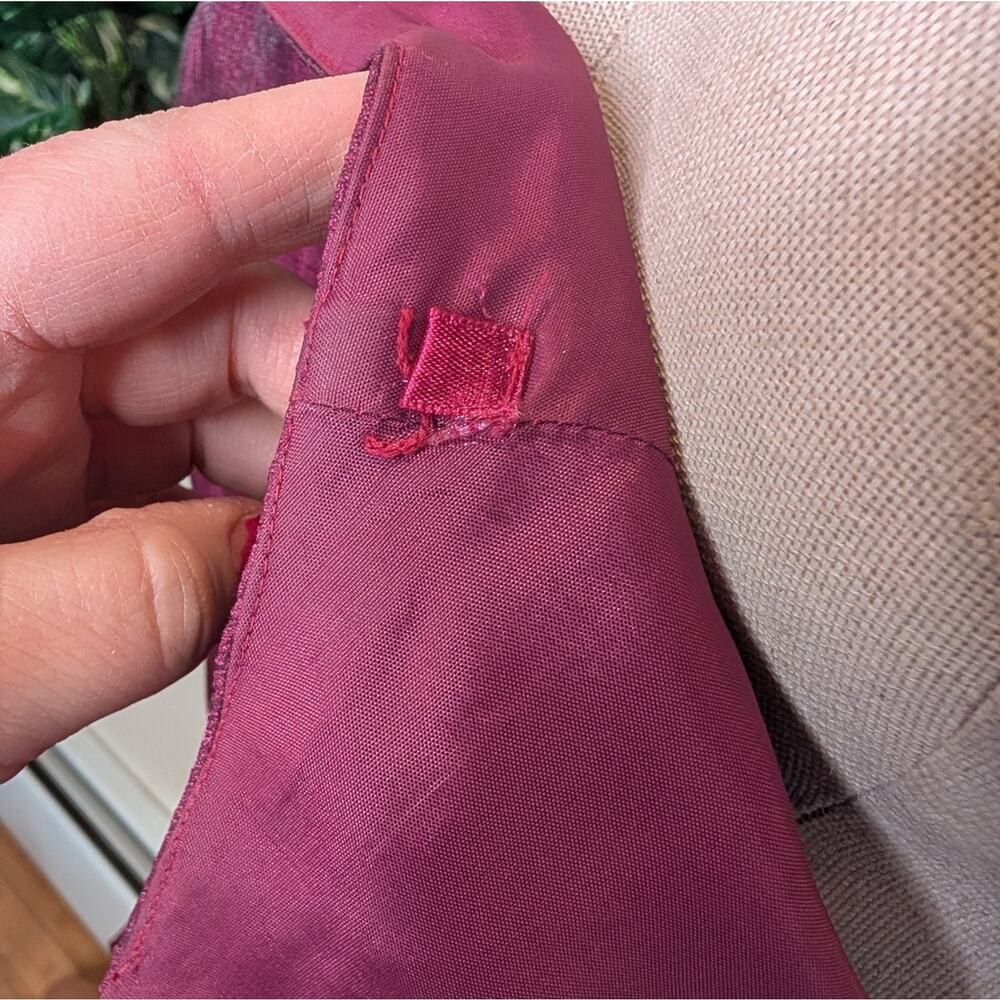 LOFT Strapless Linen Dress Raspberry Pink Size 8 - Picture 5 of 10